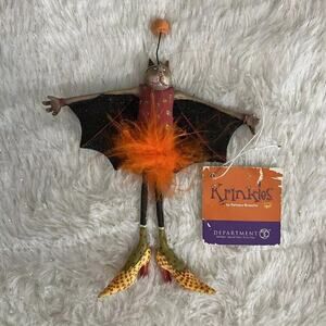 Dept‎ 56 Krinkles Patience Brewster Bat Cat Sister Ornament #35171 READ DESC